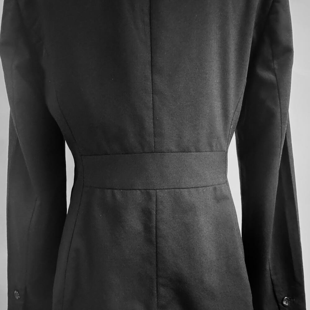 Semantiks Fitted Wool Dressy Holiday Career Work Lined Jacket Black Women 10 - Picture 6 of 10